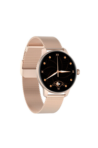 İSP LikeSmart LadyCrown FiT SmartWatch, 1.09", SpO2 Oximeter, Call and Social Network Notifications