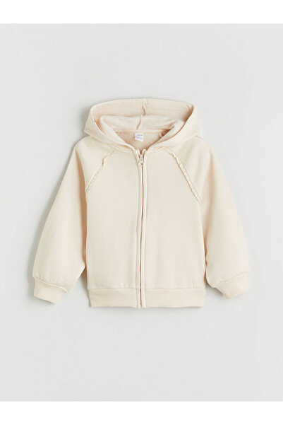 LC Waikiki Hooded Girl's Zippered Sweatshirt