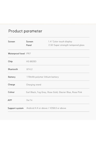 İSP Ceas SmartWatch LikeSmart ProFiT, 1.4" FULL TEMPERED GLASS Display, Notificari, Termometru, Monitori