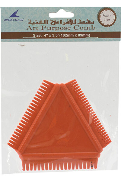 Royal Falcon مشط براير متعدد الأغراض للفن الزخرفي مقاس 4 × 3.5 بوصة