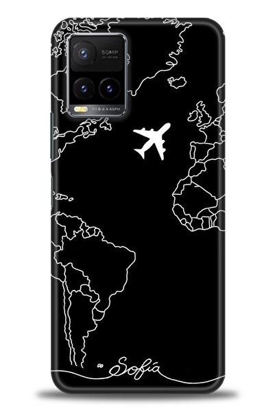 Rulet Aksesuar Vivo Y21S Compatible Hd Printed Silicone Case + Ceramic Screen...