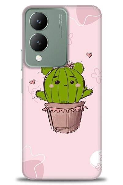 Rulet Aksesuar Vivo Y17S Compatible Hd Printed Silicone Case + Ceramic Screen...