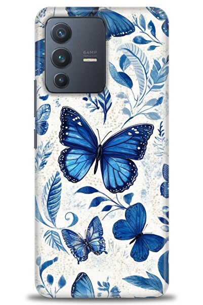 Rulet Aksesuar حافظة سيليكون متوافقة مع هاتف Vivo V23 5G HD مطبوع + واقي شاشة...