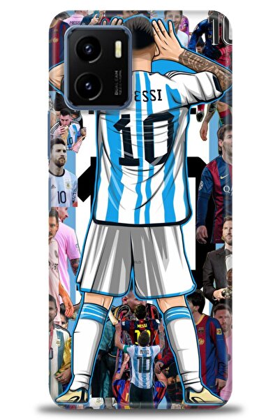 Rulet Aksesuar Vivo Y15S Compatible Hd Printed Silicone Case + Ceramic Screen...