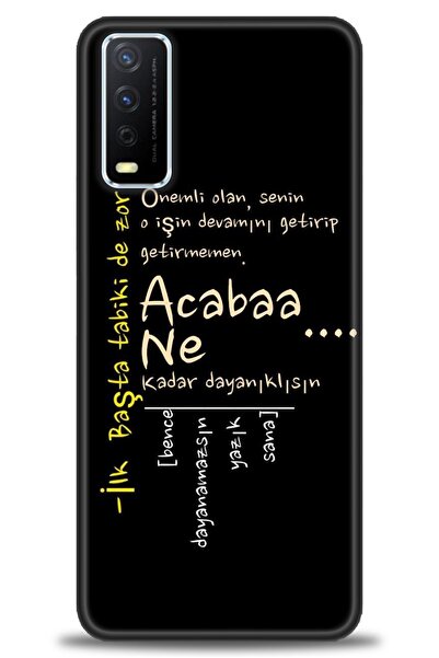 Rulet Aksesuar Vivo Y20 Compatible Hd Printed Silicone Case + Ceramic Screen ...