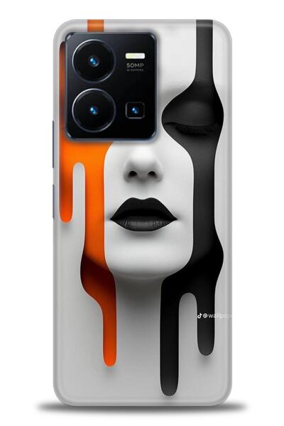 Rulet Aksesuar Vivo Y35 Compatible Hd Printed Silicone Case + Ceramic Screen ...