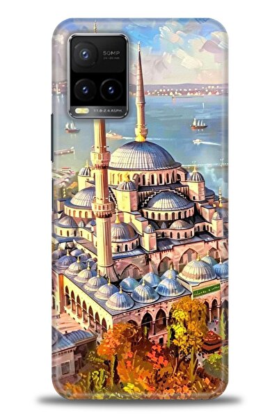 Rulet Aksesuar Vivo Y21 Compatible Hd Printed Silicone Case + Ceramic Screen ...