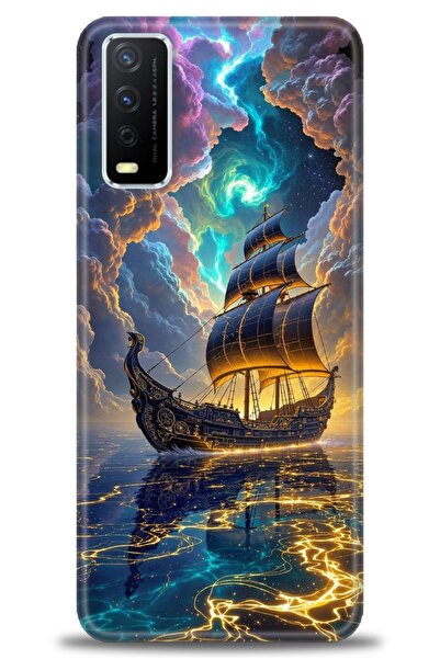 Rulet Aksesuar Vivo Y20S Compatible Hd Printed Silicone Case + Ceramic Screen...