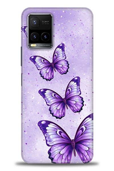 Rulet Aksesuar Vivo Y21S Compatible Hd Printed Silicone Case + Ceramic Screen...