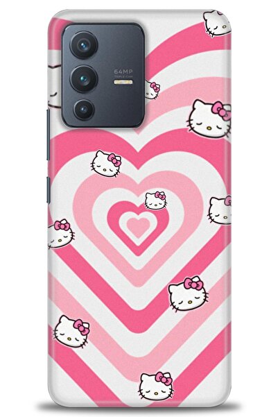 Rulet Aksesuar Vivo V23 5g Compatible Hd Printed Silicone Case + Ceramic Scre...