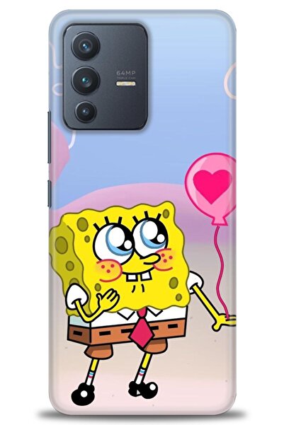 Rulet Aksesuar حافظة سيليكون متوافقة مع هاتف Vivo V23 5G HD مطبوع + واقي شاشة...