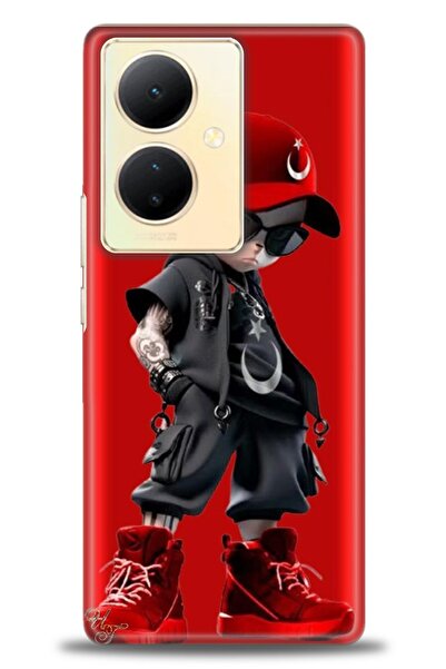 kılıfevreni غطاء حماية متوافق مع هاتف Vivo V29 Lite 5G A+ Plus HD مطبوع - غطا...