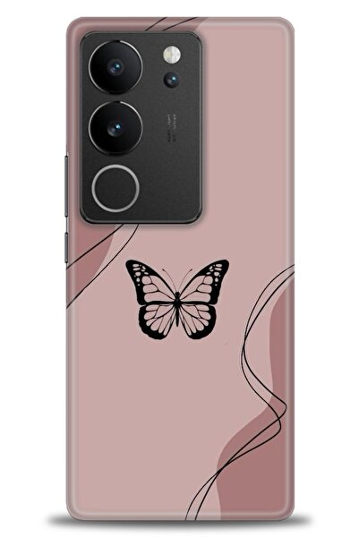 Rulet Aksesuar حافظة سيليكون متوافقة مع هاتف Vivo V29 5G HD مطبوع + واقي شاشة...