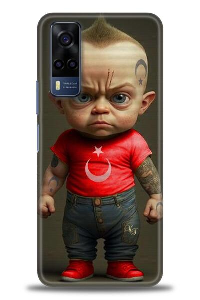 Rulet Aksesuar Vivo Y53S Compatible Hd Printed Silicone Case + Ceramic Screen...