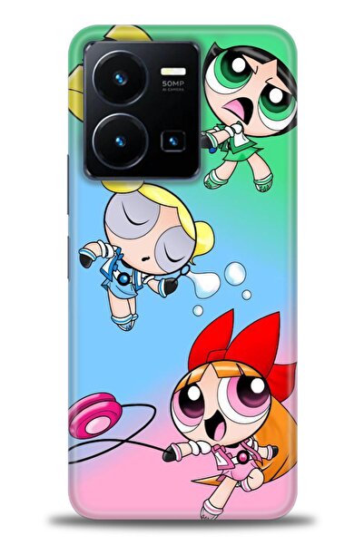 Rulet Aksesuar Vivo Y35 Compatible Hd Printed Silicone Case + Ceramic Screen ...