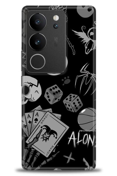 Rulet Aksesuar حافظة سيليكون متوافقة مع هاتف Vivo V29 5G HD مطبوع + واقي شاشة...