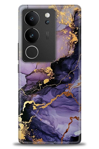 Rulet Aksesuar Vivo V29 5g Compatible Hd Printed Silicone Case + Ceramic Scre...