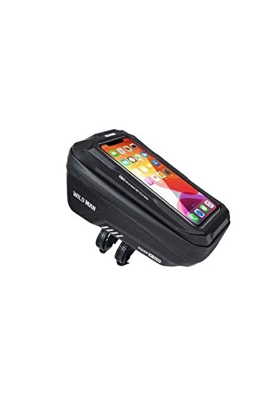 REDz Accessories Чанта за рамка на велосипед, 1 л, с цип, Wildman XS2, черна