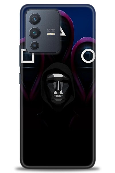 Rulet Aksesuar حافظة سيليكون متوافقة مع هاتف Vivo V23 5G HD مطبوع + واقي شاشة...