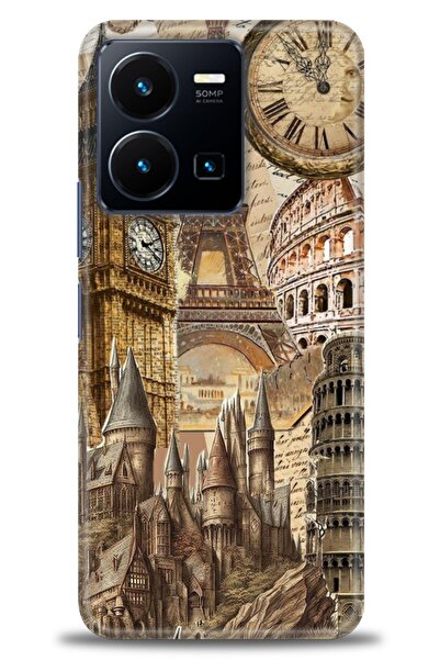 kılıfevreni غطاء متوافق مع هاتف Vivo Y22S A+ Plus HD مطبوع - غطاء من السيليكو...