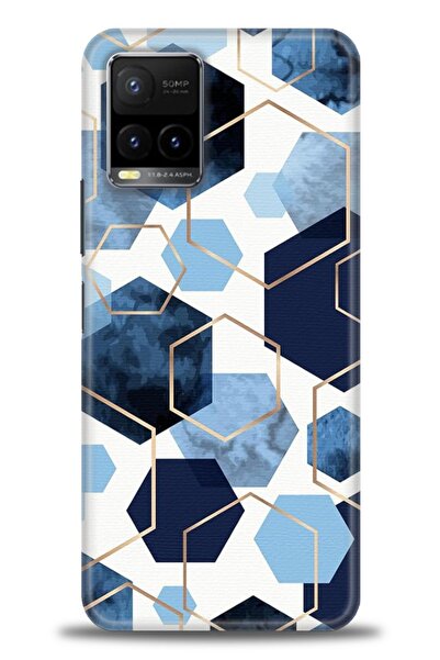 Rulet Aksesuar Vivo Y21S Compatible Hd Printed Silicone Case + Ceramic Screen...