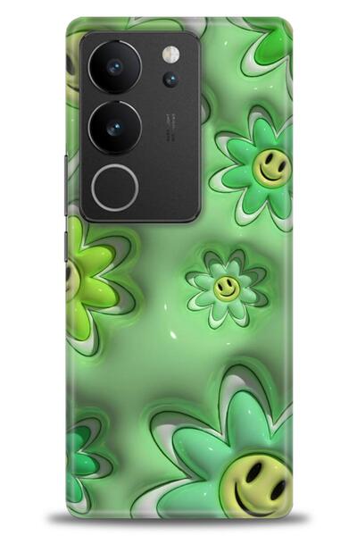 Rulet Aksesuar حافظة سيليكون متوافقة مع هاتف Vivo V29 5G HD مطبوع + واقي شاشة...