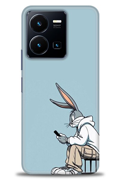 Rulet Aksesuar Vivo Y22S Compatible Hd Printed Silicone Case + Ceramic Screen...