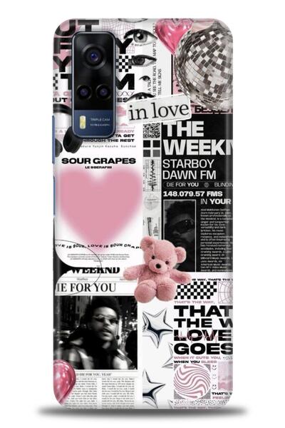 Rulet Aksesuar Vivo Y53S Compatible Hd Printed Silicone Case + Ceramic Screen...