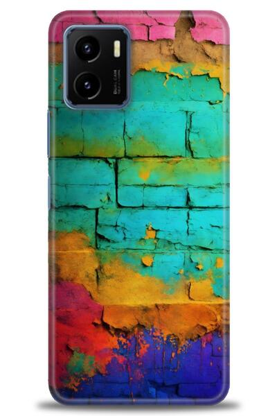 Rulet Aksesuar Vivo Y15S Compatible Hd Printed Silicone Case + Ceramic Screen...