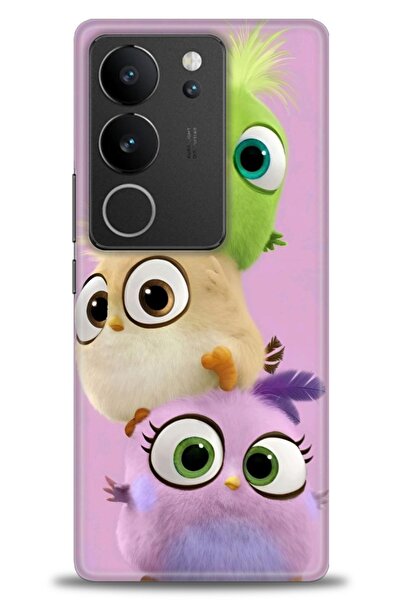 Rulet Aksesuar حافظة سيليكون متوافقة مع هاتف Vivo V29 5G HD مطبوع + واقي شاشة...