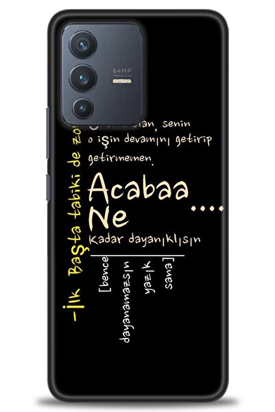 Rulet Aksesuar حافظة سيليكون متوافقة مع هاتف Vivo V23 5G HD مطبوع + واقي شاشة...