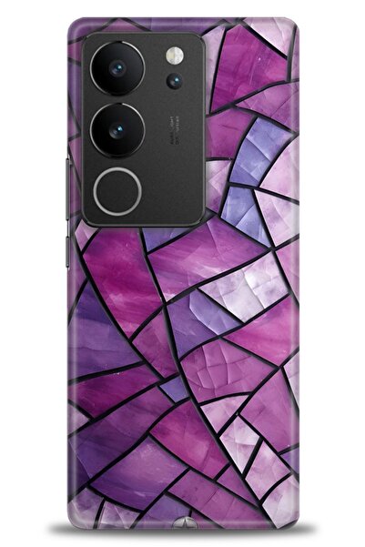 Rulet Aksesuar Vivo V29 5g Compatible Hd Printed Silicone Case + Ceramic Scre...