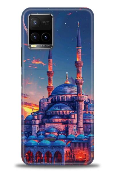 Rulet Aksesuar Vivo Y33S Compatible Hd Printed Silicone Case + Ceramic Screen...