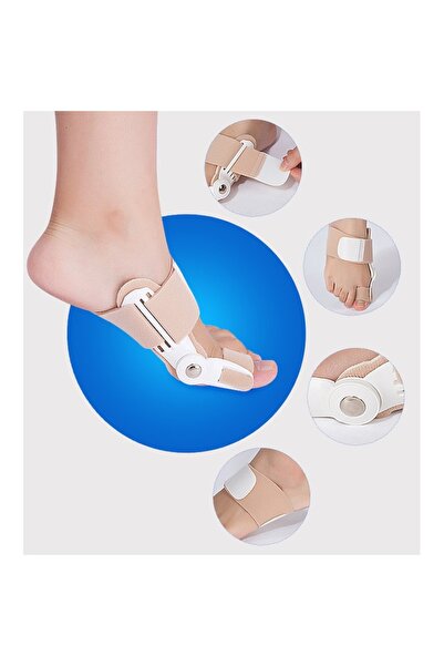 BabyToy Corector profesional pentru hallux valgus HX, reducerea inflamației, realinierea degetelor de la picioare, alb