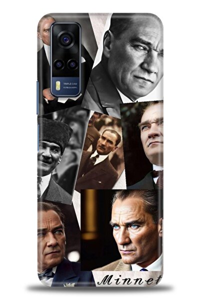 Rulet Aksesuar Vivo Y53S Compatible Hd Printed Silicone Case + Ceramic Screen...