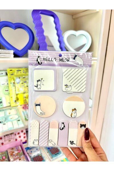 Wisevelya Cat Themed Post-It 1