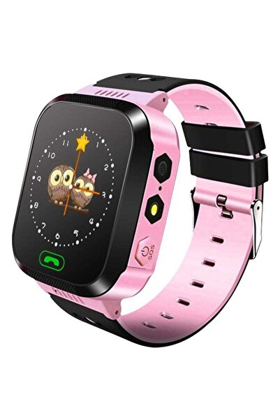 MoreFIT Ceas inteligent MX528 pentru copii, tracker GPS cu LBS, funcție telefon, cameră, buton SOS, roz +