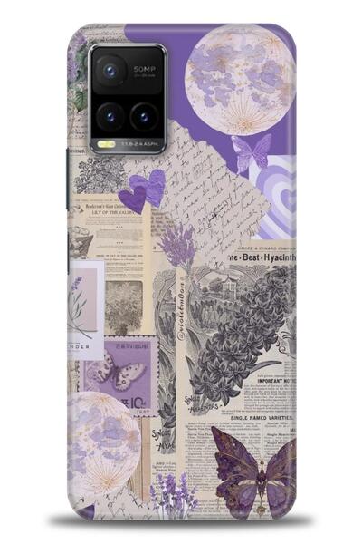 Rulet Aksesuar Vivo Y21S Compatible Hd Printed Silicone Case + Ceramic Screen...