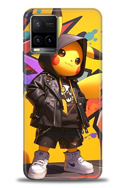 Rulet Aksesuar Vivo Y21S Compatible Hd Printed Silicone Case + Ceramic Screen...