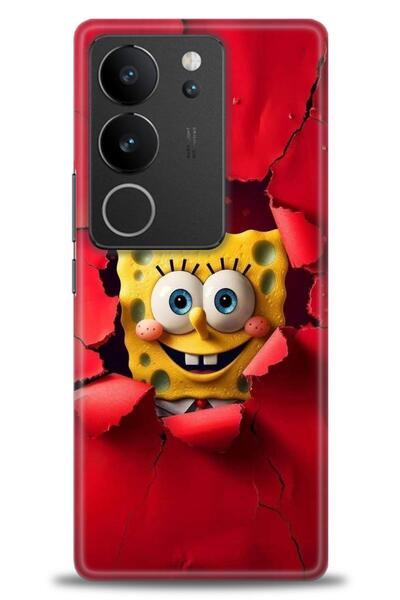 Rulet Aksesuar حافظة سيليكون متوافقة مع هاتف Vivo V29 5G HD مطبوع + واقي شاشة...