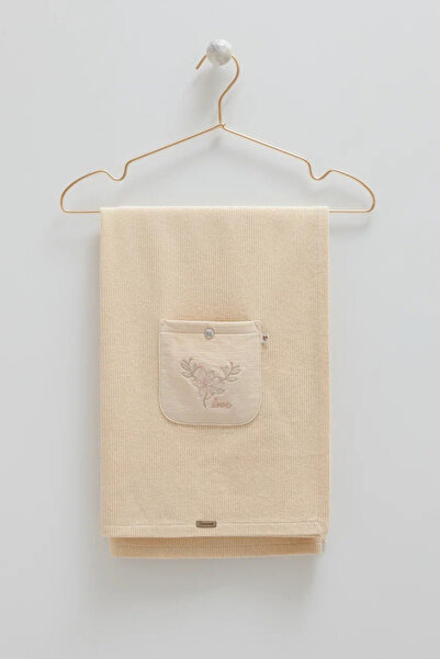 Caramell بطانية تريكو مصنوعة من القطن بنسبة 100%