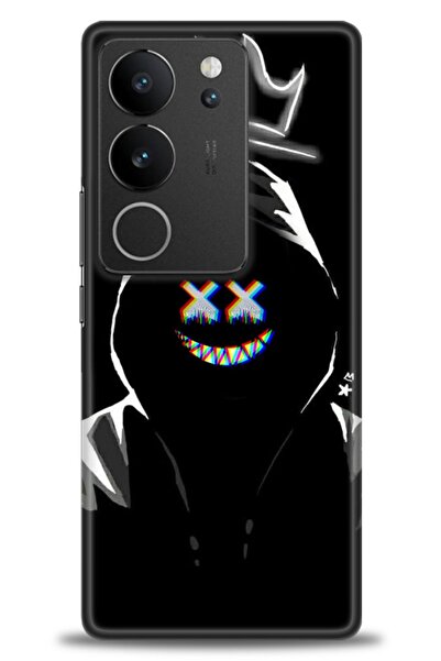 Rulet Aksesuar Vivo V29 5g Compatible Hd Printed Silicone Case + Ceramic Scre...