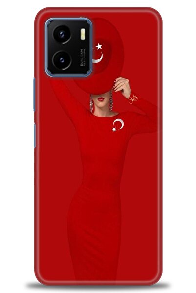 Rulet Aksesuar Vivo Y15S Compatible Hd Printed Silicone Case + Ceramic Screen...