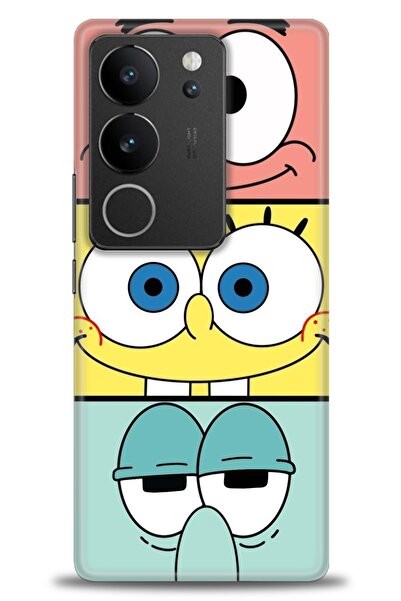 Rulet Aksesuar حافظة سيليكون متوافقة مع هاتف Vivo V29 5G HD مطبوع + واقي شاشة...