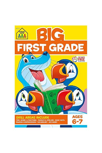 School Zone Publishing BIG Workbook: First Grade (Ages 6-7)