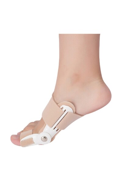 BabyToy Corector profesional pentru hallux valgus HX, reducerea inflamației, realinierea degetelor de la picioare, alb