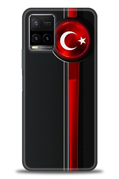 Rulet Aksesuar Vivo Y33S Compatible Hd Printed Silicone Case + Ceramic Screen...