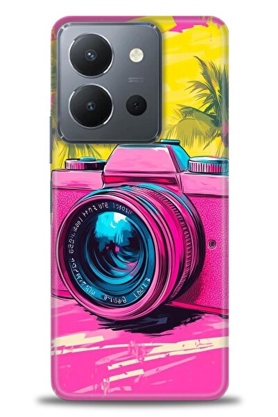 Rulet Aksesuar Vivo Y36 Compatible Hd Printed Silicone Case + Ceramic Screen ...