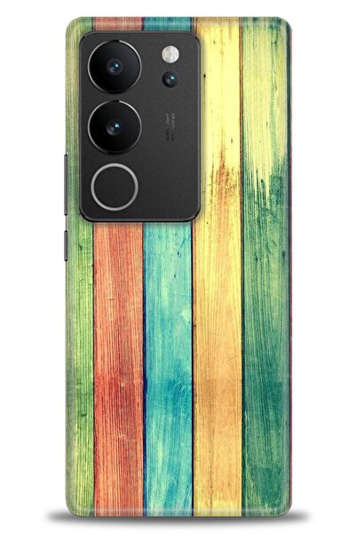 Rulet Aksesuar حافظة سيليكون متوافقة مع هاتف Vivo V29 5G HD مطبوع + واقي شاشة...