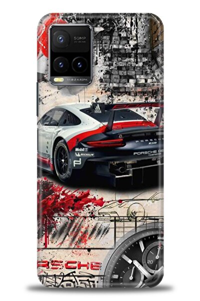 Rulet Aksesuar Vivo Y33S Compatible Hd Printed Silicone Case + Ceramic Screen...